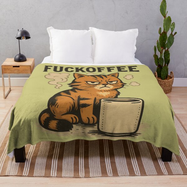 Item preview, Coffee Cat Mood – “FUCKOFFEE” Design designed and sold by ShineEyePirate.