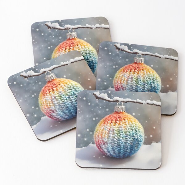Item preview, Colorful Yarn Bauble designed and sold by CalmnessbyChoice.
