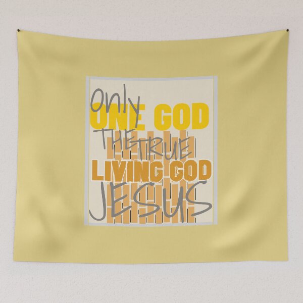 Item preview, ONLY ONE GOD THE TRUE LIVING GOD JESUS designed and sold by WS-C-O-A-H-S.