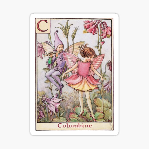 Item preview, Columbine Flower Fairy | Cicely Mary Barker designed and sold by lea-lani.