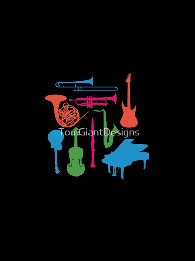 Thumbnail 4 of 4, iPhone Case, Musical Instruments designed and sold by TomGiantDesigns.