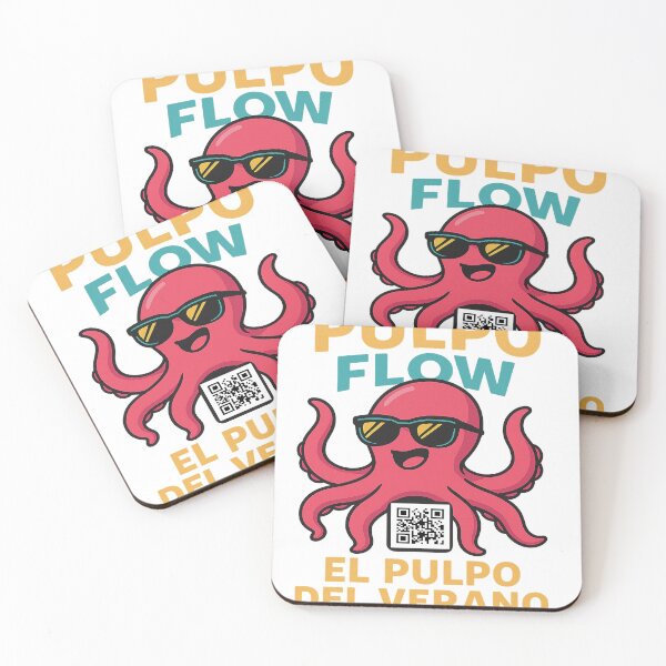 Item preview, Octopus Flow - Funny Summer T-Shirt with Hidden Surprise designed and sold by Kromgolcamis.
