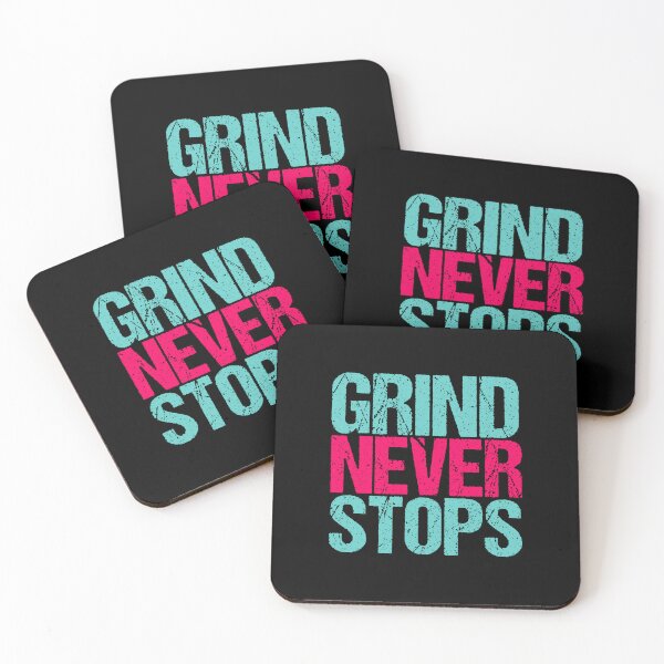 Item preview, Grind Never Stops Gym Motivation Design | Nonstop Fitness Hustle designed and sold by typoinspired.