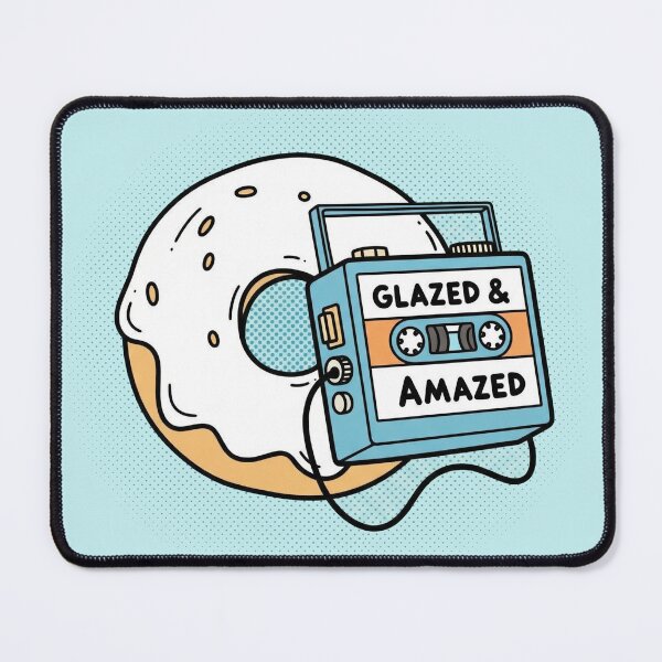 Item preview, Glazed & Amazed Donut Cassette Tape designed and sold by Owcomm.