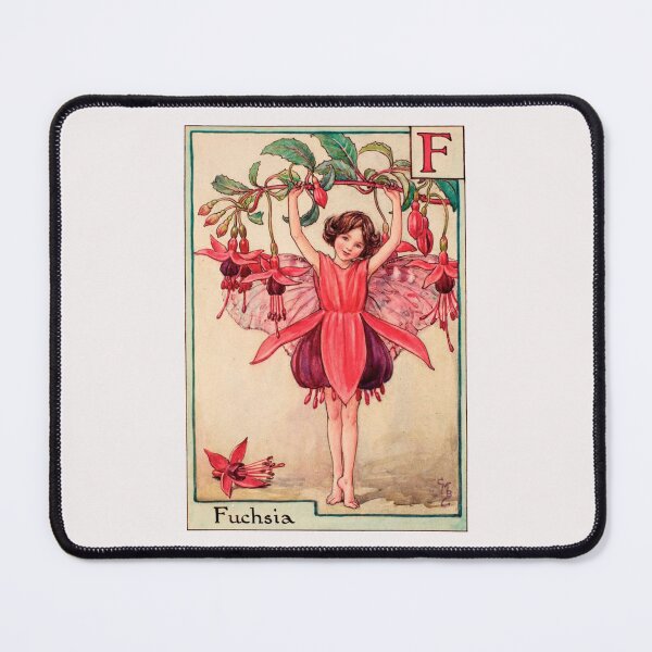 Item preview, Fuchsia Flower Fairy | Cicely Mary Barker designed and sold by lea-lani.