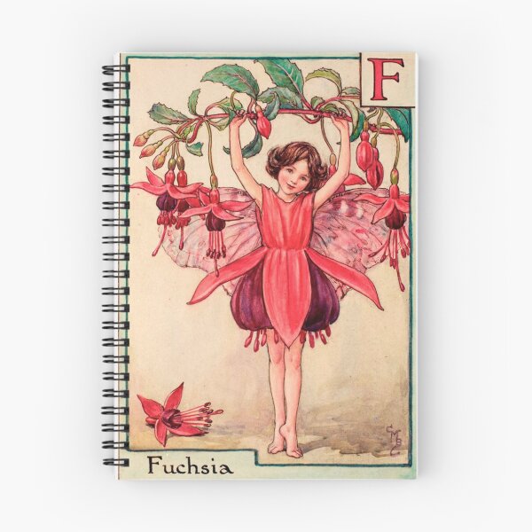 Item preview, Fuchsia Flower Fairy | Cicely Mary Barker designed and sold by lea-lani.