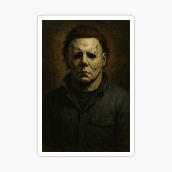 Item preview, Halloween - Michael Myers Oil Painting designed and sold by Creepy Choices.