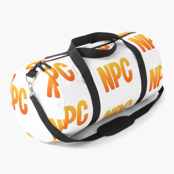 Item preview, NPC - Non-Player Character in Hot Orange Bold Gritty designed and sold by Memes N Lore .