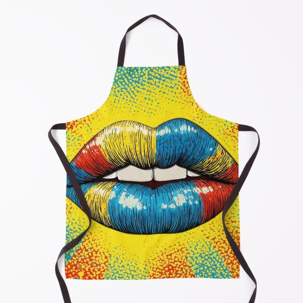Item preview, kissing lips Pop Art designed and sold by Gaviani Design Studio.