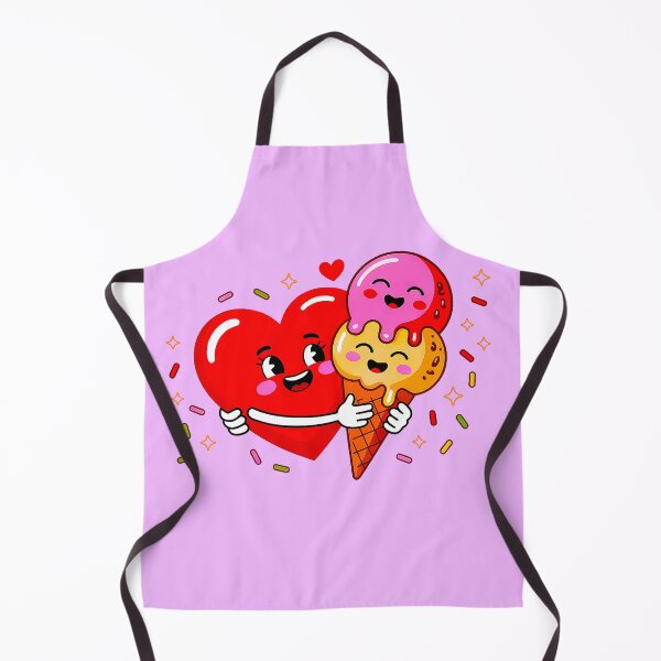 Item preview, Cute Ice Cream Love Kawaii Heart Hug Design designed and sold by Amanda's Factory.