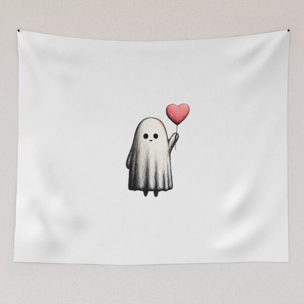 Item preview, Little Ghost With Heart designed and sold by dpsstudio.