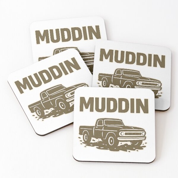 Item preview, Truck Muddin Block Print Graphic designed and sold by OldSouthTraditions.