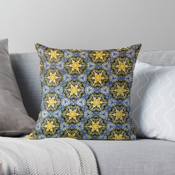 Starry Magic Pattern Throw Pillow