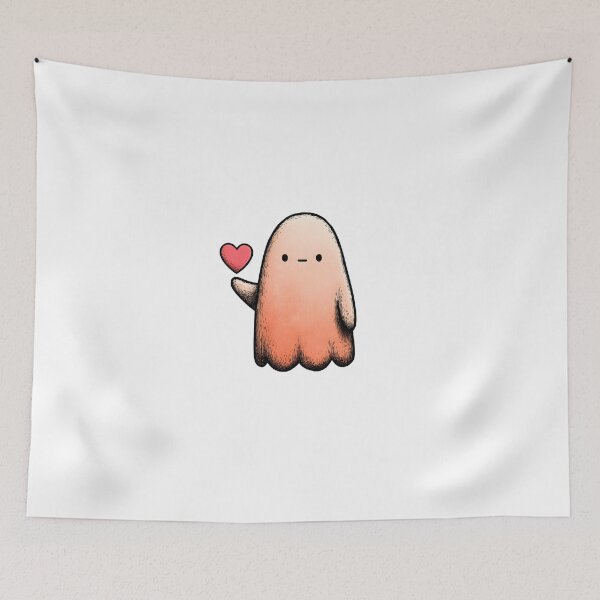 Item preview, Little Ghost With Heart designed and sold by dpsstudio.