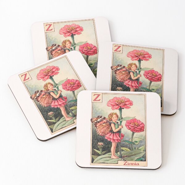 Item preview, Zinnia Flower Fairy | Cicely Mary Barker designed and sold by lea-lani.