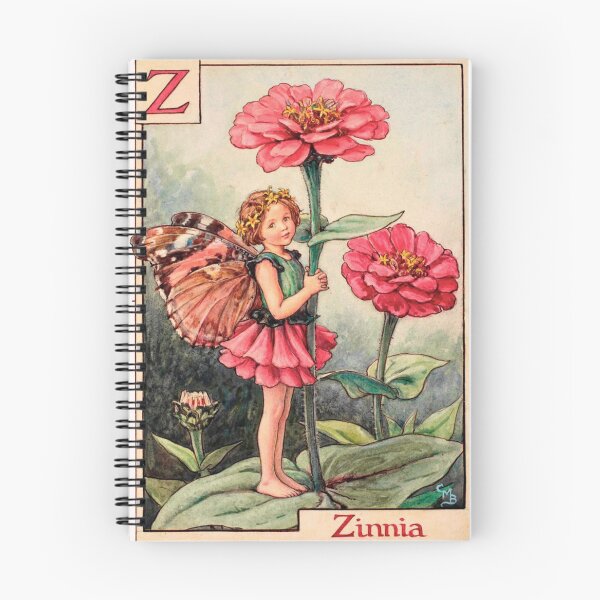 Item preview, Zinnia Flower Fairy | Cicely Mary Barker designed and sold by lea-lani.
