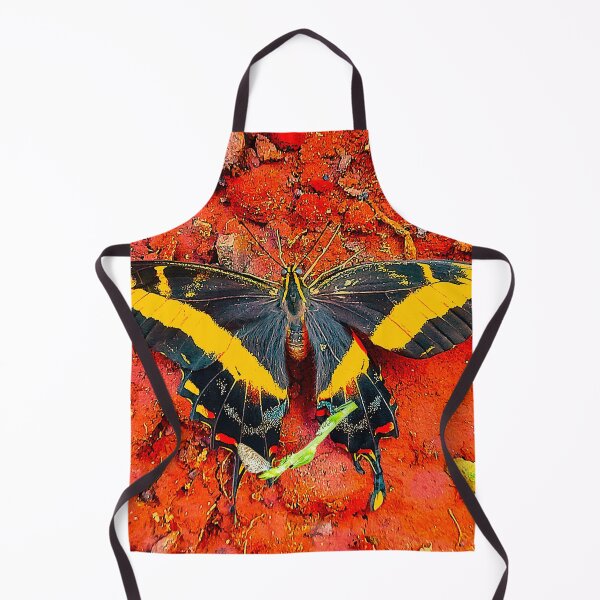 Item preview, Cuban Swallowtail Butterfly Resting On Orangish Clay 1A RZ 3/25 designed and sold by Unlimited Imagination .