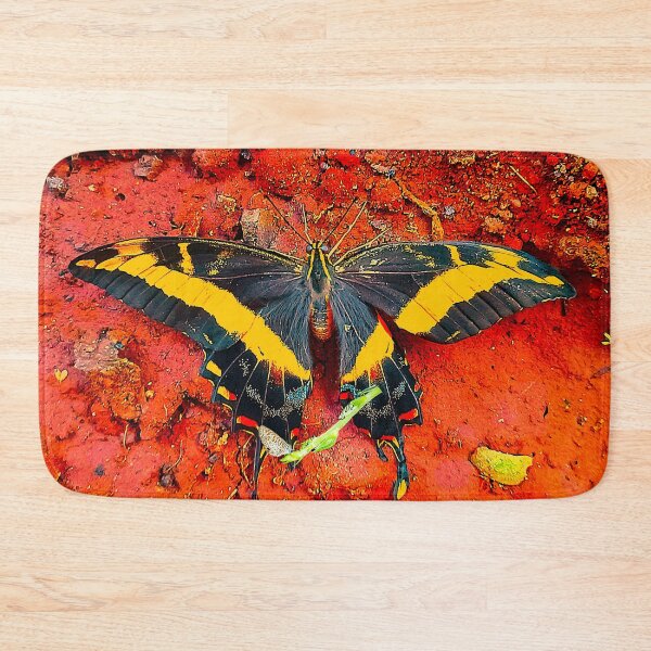 Item preview, Cuban Swallowtail Butterfly Resting On Orangish Clay 1A RZ 3/25 designed and sold by Unlimited Imagination .