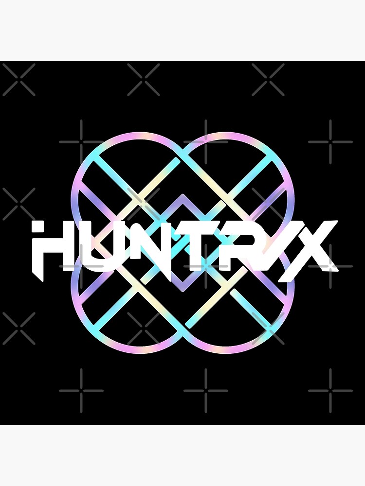 Aperçu 3 sur 3. Impression photo avec l'œuvre Logo néon Huntrix créée et vendue par Aakanksha97.
