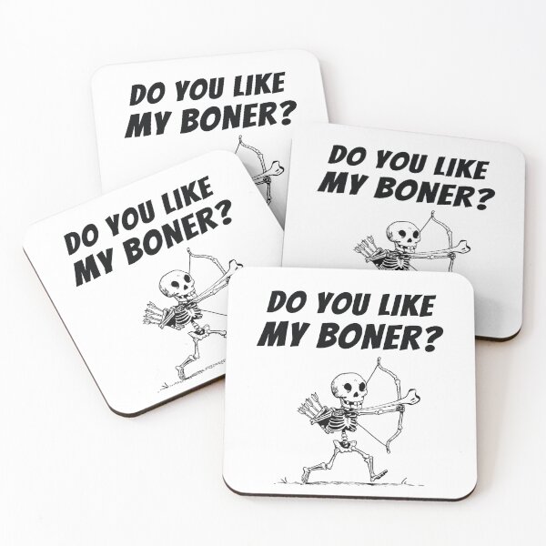 Item preview, Do You Like My Boner? Funny Skeleton Archer Pun designed and sold by SkullTroops.
