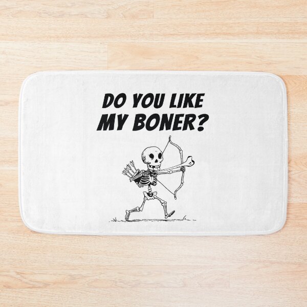 Item preview, Do You Like My Boner? Funny Skeleton Archer Pun designed and sold by SkullTroops.