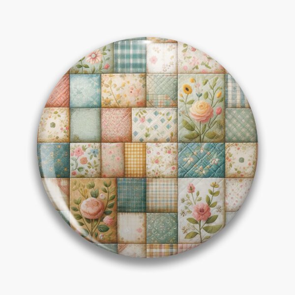Item preview, Spring Inspired Patchwork Quilt Pattern designed and sold by PinUpPizzazz.