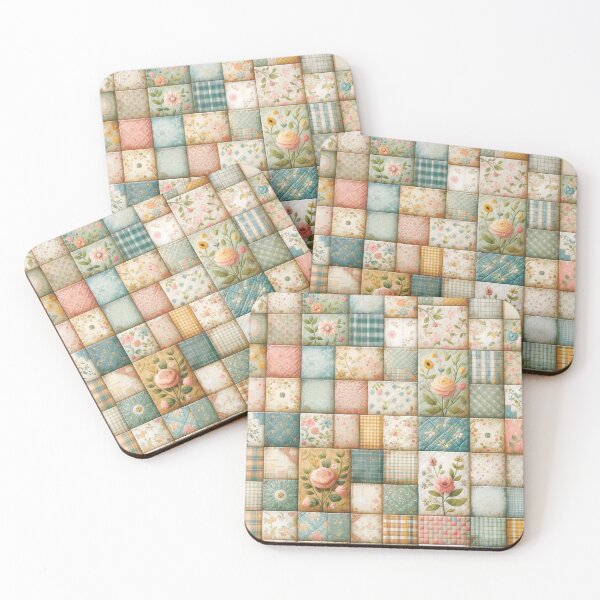Item preview, Spring Inspired Patchwork Quilt Pattern designed and sold by PinUpPizzazz.