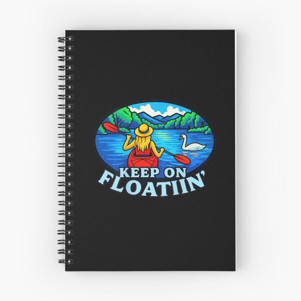 Item preview, Women,s Kayak Tee Keep on Floatin' nature inspired backprint designed and sold by Juan Pedro Matta.