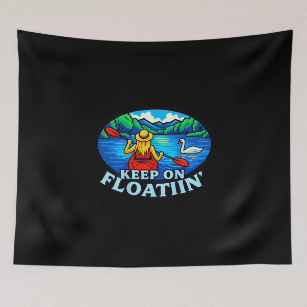Item preview, Women,s Kayak Tee Keep on Floatin' nature inspired backprint designed and sold by Juan Pedro Matta.