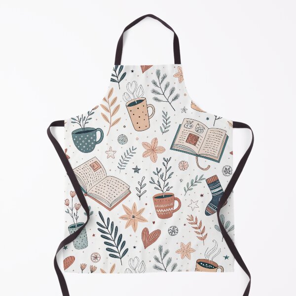 Item preview, Warm Mornings – Cozy Aesthetic Doodle Pattern designed and sold by Mintloop-Studio.