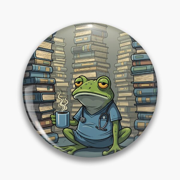 Item preview, Frog in Med School – Barely Surviving designed and sold by moba--mania.