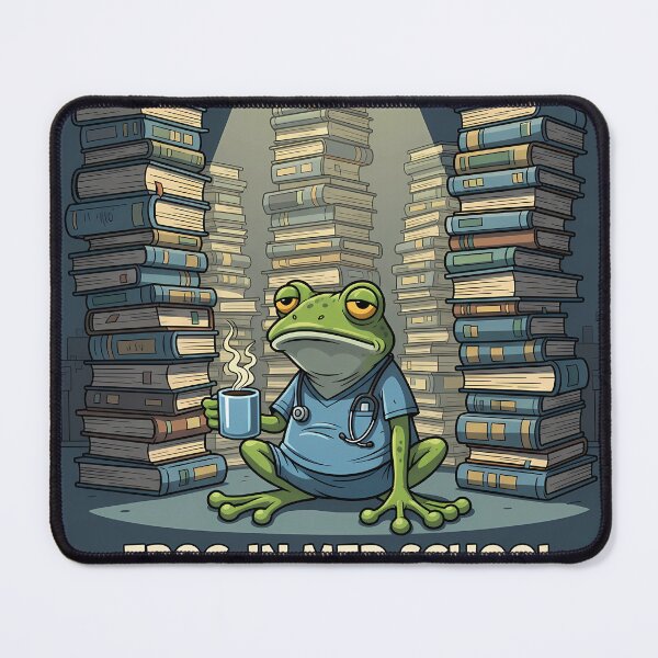 Item preview, Frog in Med School – Barely Surviving designed and sold by moba--mania.