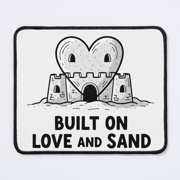 Item preview, Built On Love And Sand Sandcastle designed and sold by Owcomm.