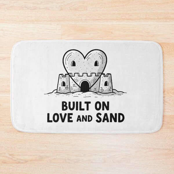 Item preview, Built On Love And Sand Sandcastle designed and sold by Owcomm.