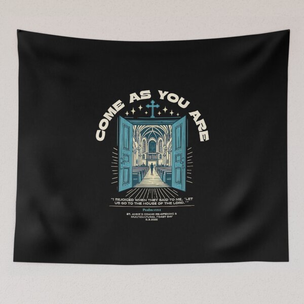 Item preview, Church-Welcome-Tee-Psalm1221-OpenDoors Dark designed and sold by Juan Pedro Matta.