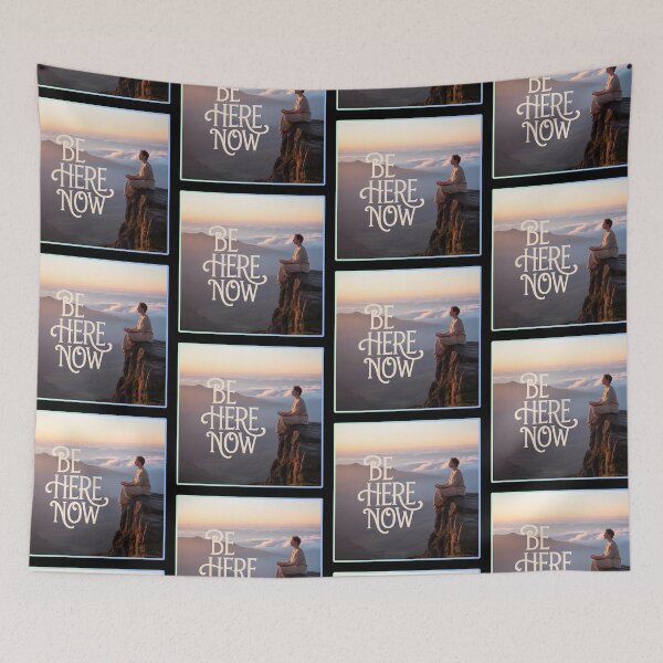 Item preview, Be Here Now | Now Is Everything designed and sold by DreamVibeShirt.