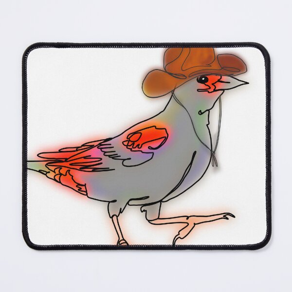 Item preview, Cowboy Bird in Hat – animalzinhats designed and sold by Ashley’sAnimalz.