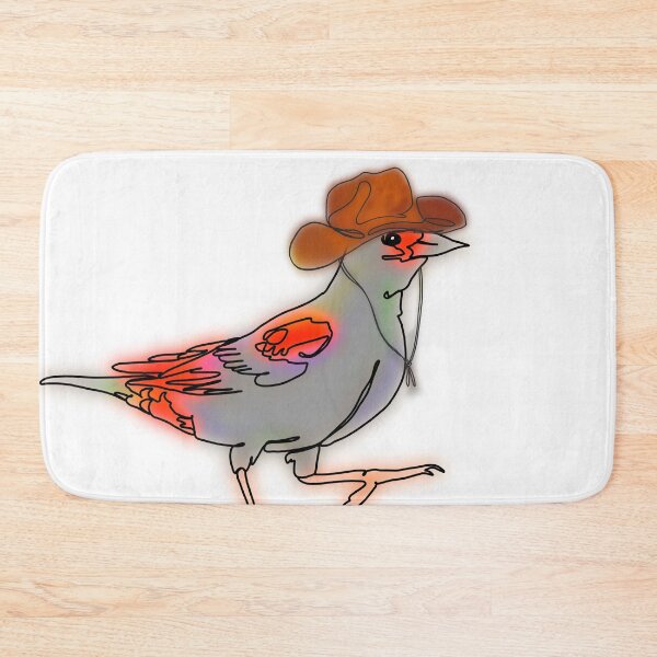Item preview, Cowboy Bird in Hat – animalzinhats designed and sold by Ashley’sAnimalz.