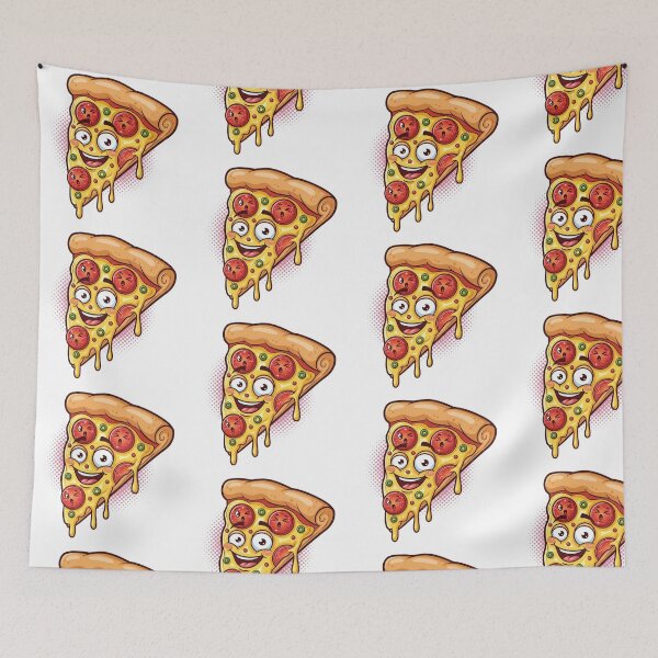 Item preview, Cute Pizza | Adorably Cheesy and Tasty-Inspired Graphic designed and sold by Tw1nsAIArt.