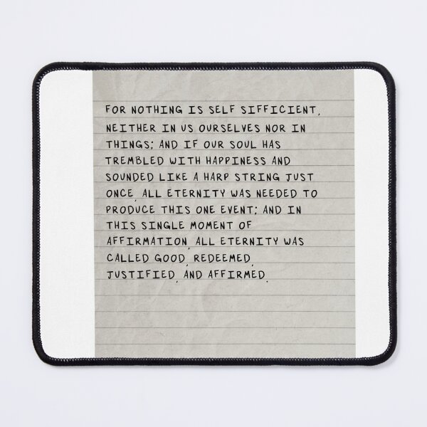 Item preview, Friedrich Nietzsche, Nothing is self sufficient designed and sold by mehaffyp.
