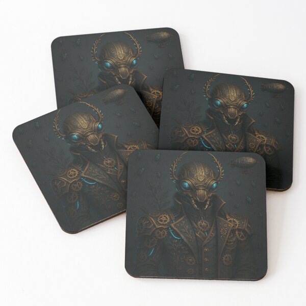 Item preview, Khepri Steampunk Retrofuturistic Cyberpunk Elegant designed and sold by VidyoeDesigns67.