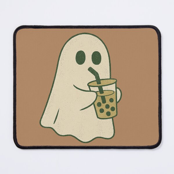 Item preview, Ghost Drinking Bubble Tea Cute designed and sold by FrictionMaxxing.
