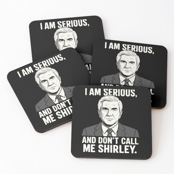 Item preview, Leslie Nielsen 'Don't Call Me Shirley' Quote Design  designed and sold by donkokone.