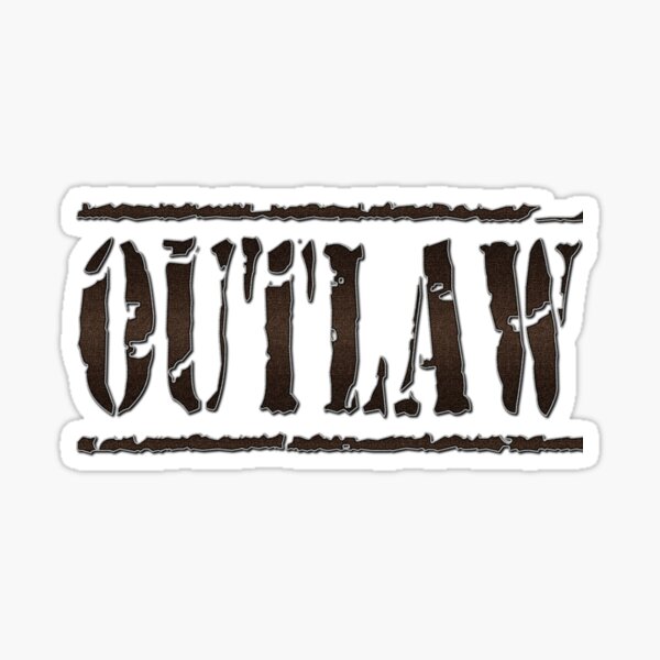 Outlaw Western Sticker