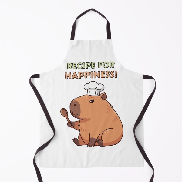 Item preview, Capybara Chef - Recipe for Happiness designed and sold by imaginariun.
