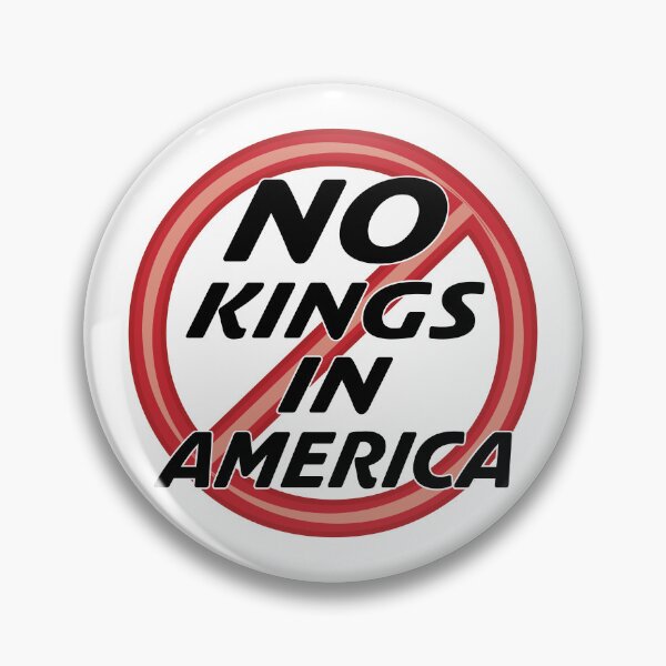 Item preview,  NO KINGS IN  AMERICA - ANTI  MONARCHY  designed and sold by Gihan-Design.
