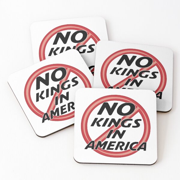 Item preview,  NO KINGS IN  AMERICA - ANTI  MONARCHY  designed and sold by Gihan-Design.