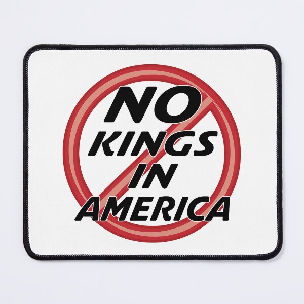 Item preview,  NO KINGS IN  AMERICA - ANTI  MONARCHY  designed and sold by Gihan-Design.