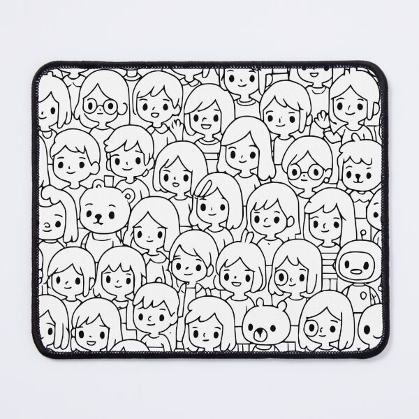 Item preview, Cute Toca Boca World Crowd Scene Video Game designed and sold by Space Unicorn Designs.
