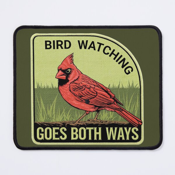 Item preview, Birdwatching Goes Both Ways Patch designed and sold by Wild-Neptune.